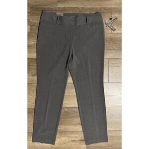 The‎ Limited Gray The New Drew Mid Rise Skinny Dress Pants Size 12 NWT